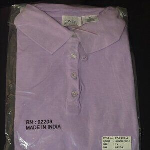 Only Necessities Women's Plus Size Polo Shirt